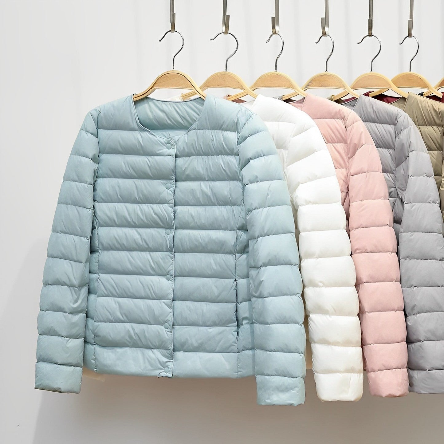 Julia ultraleichte winterjacke mit entendaunen