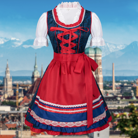 Dirndl Amelie - Einzigartige Tracht für Damen mit Schürze und Bluse